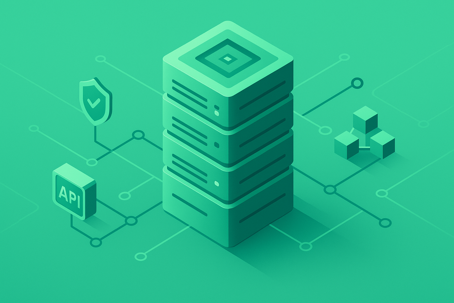 Illustratie bij blog over API gateway beveiliging en microservices