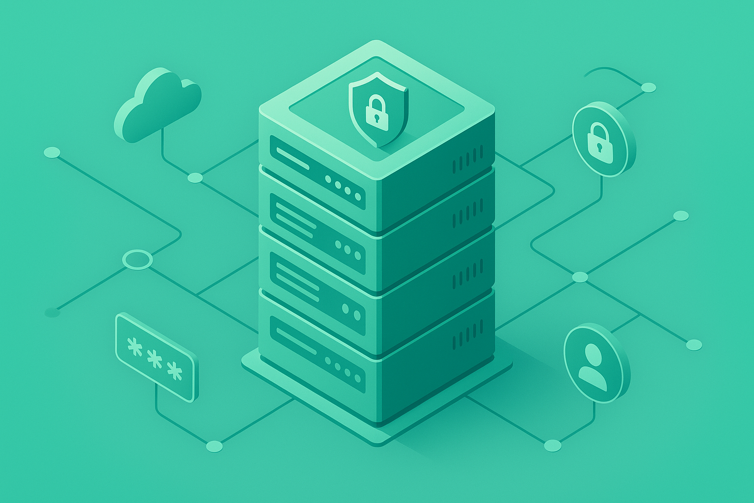 Illustratie bij blog over team wachtwoordmanager hosten op Cloud VPS