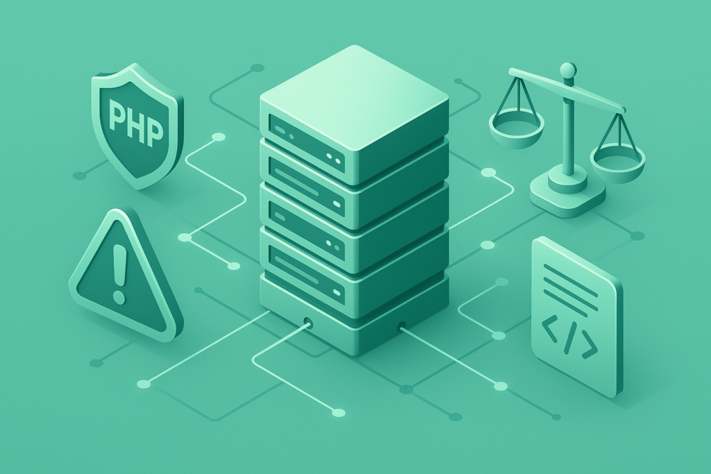 Verouderde php versie gebruiken: welke technische en juridische risico’s loop je echt?