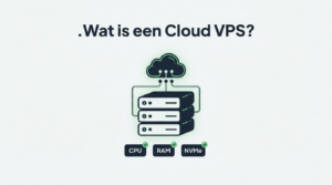 Wat is een Cloud VPS: server gekoppeld aan de cloud met CPU, RAM en NVMe